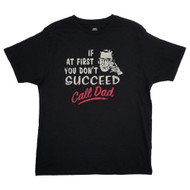 Mens Black Call Dad Fathers Day T-Shirt