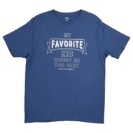 Mens Slate Blue Favorite Kid Bought Me This Fathers Day T-Shirt