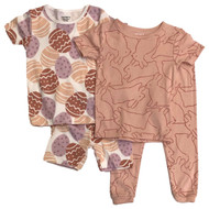 Carters Infant & Toddler Girls 4pc Pink Egg Easter Bunny Pajamas Sleep Set
