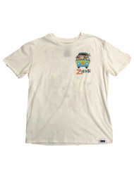 Womens (Jrs) White Scooby Doo Taz Bugs Bunny Daffy Duck T-Shirt Shirt