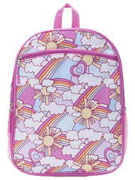 Wonder Nation Girls Love & Rainbows 16" Backpack with Laptop Sleeve