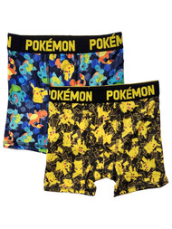 Pokemon Boys Pikachu 2-Pack Athletic Stretch Underwear Boxer Briefs