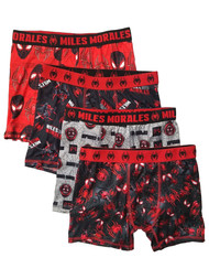 Marvel Boys Spiderman 4pc Boxer Briefs Boxer Short Set Underwear Size 6