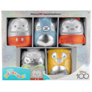 Squishmallows Disney 100 Box Set of 5 Plush Mickey & Friends 5" Figures
