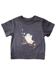 Infant & Toddler Girls Gray Ghost Halloween Fa-Boo-Lous Tee Shirt