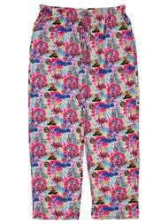 Nickelodeon Womens Tie-Dye Nicktoons Sleep & Lounge Pants Pajama Bottoms Large