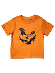 Infant & Toddler Boys Orange Pumpkin Halloween T-Shirt Tee Shirt