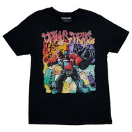Transformers Mens & Big Mens Black Optimus Prime Graphic Tee T-Shirt