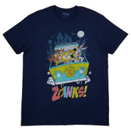 Warner Bros Mens Navy Blue Scooby Doo & Looney Tunes Graphic Tee T-Shirt
