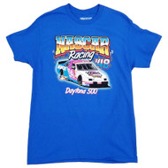 NASCAR Mens Blue Daytona 500 Racing Graphic Tee Short Sleeve T-Shirt