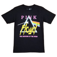 Pink Floyd Mens Black The Dark Side Of The Moon Graphic Tee T-Shirt
