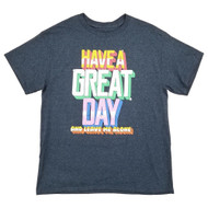 Mens & Big Mens Great Day Leave Me Alone Graphic Tee Short Sleeve T-Shirt
