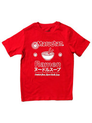 Maruchan Boys Red Short Sleeve Ramen Instant Lunch T-Shirt Tee Shirt