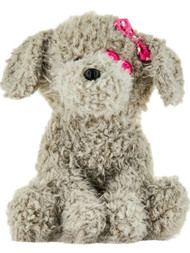 Valentines Day Woolly Gray 11" Puppy Dog Plush Stuffed Animal Pal