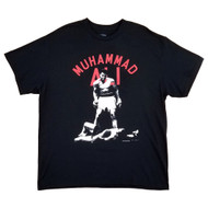 Muhammad Ali Mens & Big Mens Black Graphic Tee Boxing T-Shirt