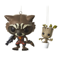 Marvel Funko Pop Guardians Of The Galaxy Rocket Groot Holiday Ornament