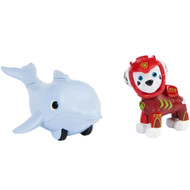 Paw Patrol Aqua Pups Marshall & Dolphin Action Figures Playset