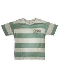 Despicable Me Boys Green Stripe Minions Tee Shirt T-Shirt