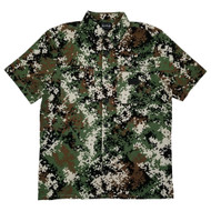 Dogg Supply by Snoop Dogg Mens Digital Camo Short Sleeve Button Down Shirt M