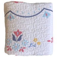 The Pioneer Woman Maize Medallion King Bed Quilt, Floral Comforter