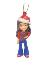 Nickelodeon ICarly Sparkly Santa Hat I Carly Christmas Ornament