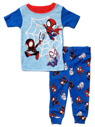 Marvel Infant & Toddler Boys Blue Spiderman 2-Piece Pajamas PJ Set