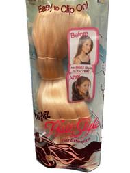 Bratz Girls Blonde Easy Clip On Hair Extension Ponytail