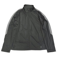 Xersion Mens Silky Highland Gray Zip Front Sweatshirt Track Jacket