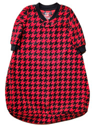 Carters Infant Boys Red & Black Hounds tooth Sleep Sack Sleeper Pajamas