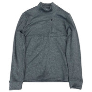 Xersion Mens Pale Blue Gray Waffle Grid Mock Neck Warmth Athletic Shirt