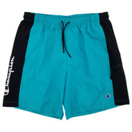 Champion Mens Electric Cyan Wind & Water Resistant 7-in. Hybrid Shorts