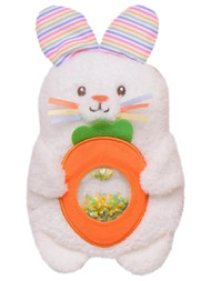 Magic Years 8" Seek and Squish Bunny Rabbit Baby Toy with Confetti