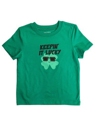Infant & Toddler Boys Green Keepin' It Lucky St. Patrick's Day Tee Shirt