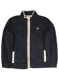 Boys Champion Black Fleece Full Zip Front Athletic Jacket Sweatshirt