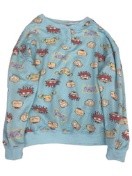 Womens Soft Rugrats Angelica Pajama Sleep Shirt Top Sweatshirt