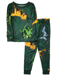 Jurassic Park Boys Green Dinosaur Pajamas T-Shirt & Bottoms Sleep Set