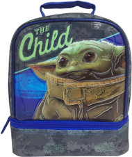 Star Wars Kids Mandalorian The Child Dual Compartment Drop Bottom Yoda Lunch Bag