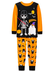 Toddler Boys Star Wars Halloween Boo Black & Orange 2 Piece Pajama PJ Set