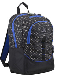Eastsport Backpack 18" Black & Gray Dots Backpack, Tech Sleeve School Bag
