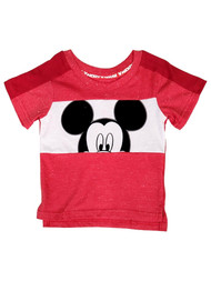 Disney Infant & Toddler Boys Red Mickey Mouse Tee Shirt T-Shirt