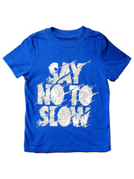 Xersion Boys Blue "Say No To Slow" T-Shirt Tee Shirt XX-Small 4-5