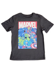 Marvel Comics Boys Gray Captain America, Hulk & Thor T-Shirt Tee Shirt