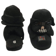 Star Wars Mens Black Darth Vader Slippers Scuffs House Shoes