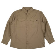 Realtree Mens Timber Wolf Brown Long Sleeve Hunting Guide Shirt