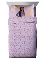 Disney Wish Kids 4 Piece Full Microfiber Sheet Set, Purple Bed Sheets