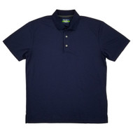 Ben Hogan Mens Peacoat Blue Short Sleeve Performance Golf Polo Shirt