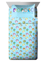 Adopt Me Animals Kids Full Microfiber Sheet Set, Blue Roblox Bed Sheets