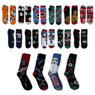 Star Wars Darth Vader Mens 15 Days of Socks Set 4 Pair Crew 11 Low Cut