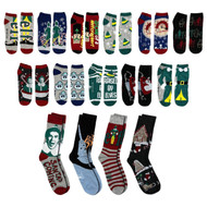 Elf Movie Mens 15 Days of Socks Christmas Holiday Set 4 Pair Crew 11 Low Cut