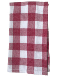 Spring Shop Woven Red & White Plaid Kitchen Towel Set - 2 Dish Towels